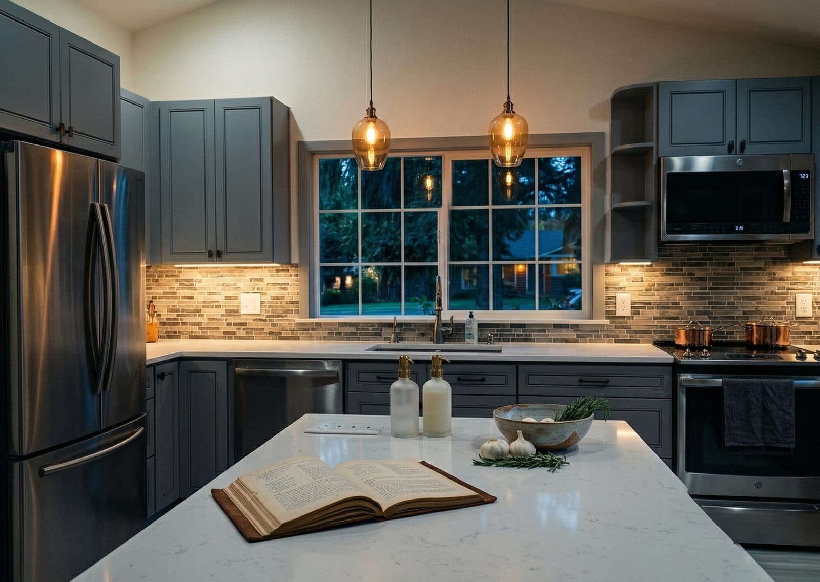 Evening Gray Kitchen