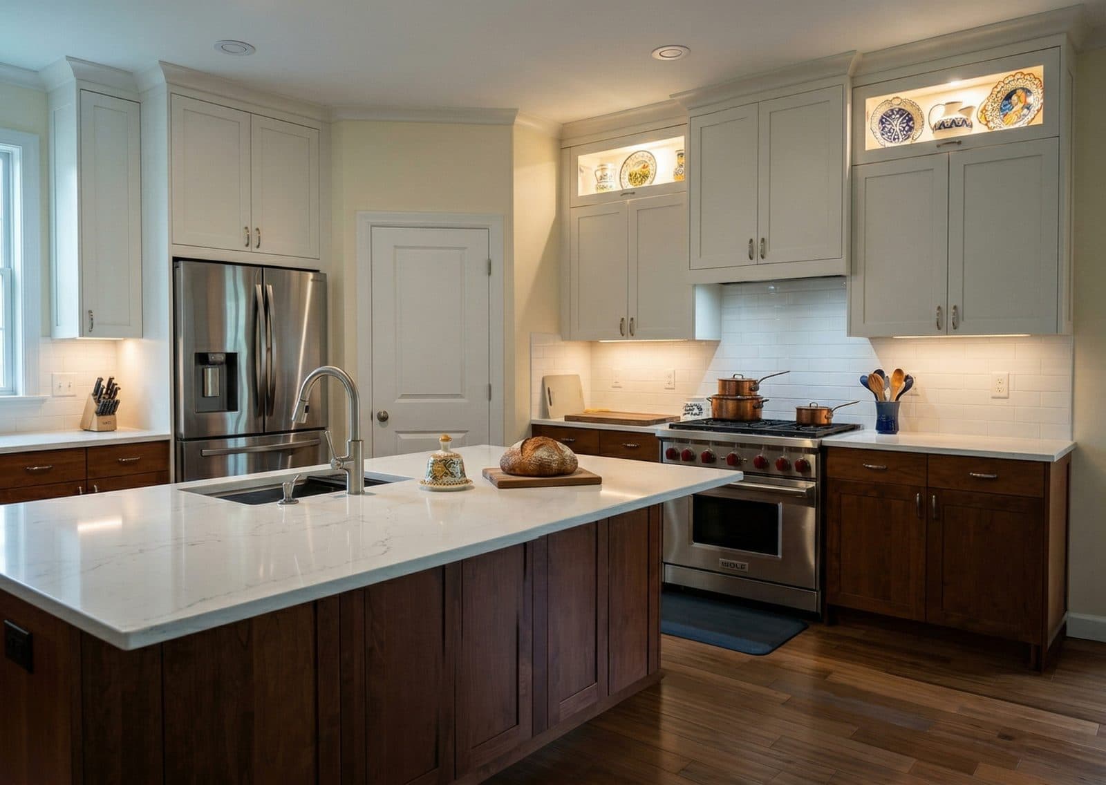 Walnut Island Kitchen